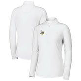 Minnesota Vikings Women's Sport Playa Vista IslandZone Quarter-Zip Jacket - White - Tommy Bahama
