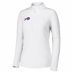 Buffalo Bills Women's Sport Playa Vista IslandZone Quarter-Zip Jacket - White - Tommy Bahama