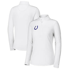 Indianapolis Colts Women's Sport Playa Vista IslandZone Quarter-Zip Jacket - White - Tommy Bahama