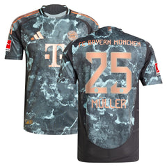 Adidas - Thomas Müller Bayern Munich 2024/25 Away Player Jersey - Black