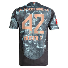 Adidas - Jamal Musiala Bayern Munich 2024/25 Away Player Jersey - Black