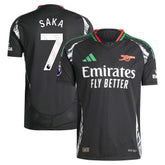 Adidas - Bukayo Saka Arsenal 2024/25 Away Player Jersey - Black