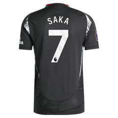 Adidas - Bukayo Saka Arsenal 2024/25 Away Player Jersey - Black