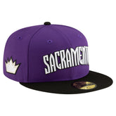 New Era Sacramento Kings 2024/25 Classic Edition Jersey Hook 59FIFTY Fitted Hat Purple/Black