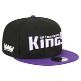 New Era Sacramento Kings Jersey Hook Statement Edition 9FIFTY Snapback Hat Black/Purple