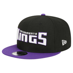 New Era Sacramento Kings Jersey Hook Statement Edition 9FIFTY Snapback Hat Black/Purple