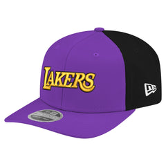 New Era Los Angeles Lakers Statement Edition Jersey Hook 9SEVENTY Stretch-Snap Hat Purple