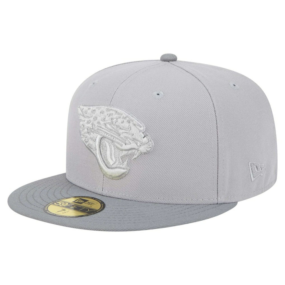 Jacksonville Jaguars New Era Iron Cloud 59FIFTY Fitted Hat - Gray/Graphite - NFL