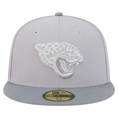 Jacksonville Jaguars New Era Iron Cloud 59FIFTY Fitted Hat - Gray/Graphite - NFL