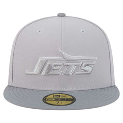 New York Jets New Era Iron Cloud 59FIFTY Fitted Hat - Gray/Graphite - NFL