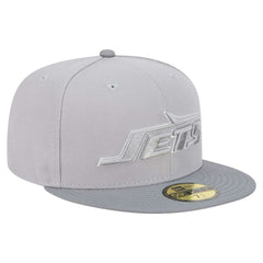 New York Jets New Era Iron Cloud 59FIFTY Fitted Hat - Gray/Graphite - NFL