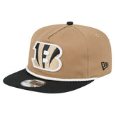 Cincinnati Bengals New Era Desert Golfer Snapback Hat - Khaki/Black - NFL