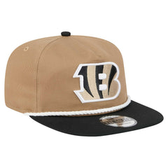 Cincinnati Bengals New Era Desert Golfer Snapback Hat - Khaki/Black - NFL