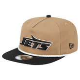 New York Jets New Era Desert Golfer Snapback Hat - Khaki/Black - NFL