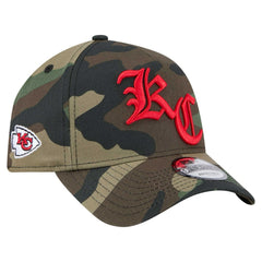 Kansas City Chiefs New Era Mystic Camo A-Frame 9FORTY Adjustable Hat - Camo - NFL