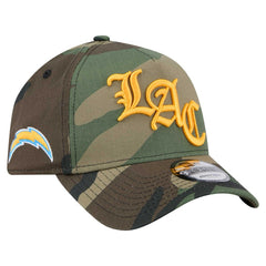 Los Angeles Chargers New Era Mystic Camo A-Frame 9FORTY Adjustable Hat - Camo - NFL