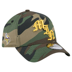 Minnesota Vikings New Era Mystic Camo A-Frame 9FORTY Adjustable Hat - Camo - NFL