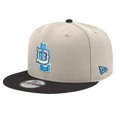 Detroit Lions New Era City Originals 9FIFTY Snapback Hat - Cream/Blue - NFL