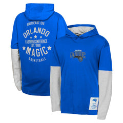 Orlando Magic Youth Small Ball Long Sleeve Hoodie T-Shirt Blue
