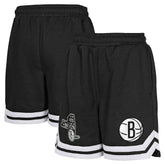 Brooklyn Nets Youth Teardrop Fleece Shorts Black