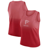 Atlanta Falcons WEAR by Erin Andrews x Gracie Hunt Women's Ombre Tank Top - Scarlet - NFL