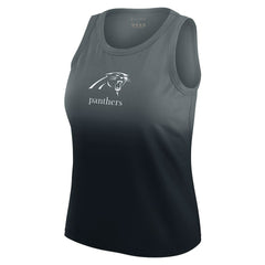 Carolina Panthers WEAR by Erin Andrews x Gracie Hunt Women's Ombre Tank Top - Black - NFL