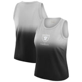Las Vegas Raiders WEAR by Erin Andrews x Gracie Hunt Women's Ombre Tank Top - Black - NFL