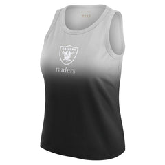 Las Vegas Raiders WEAR by Erin Andrews x Gracie Hunt Women's Ombre Tank Top - Black - NFL