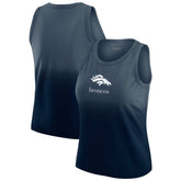 Denver Broncos WEAR by Erin Andrews x Gracie Hunt Women's Ombre Tank Top - Navy - NFL