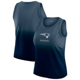 New England Patriots WEAR by Erin Andrews x Gracie Hunt Women's Ombre Tank Top - Navy - NFL