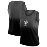 New Orleans Saints WEAR by Erin Andrews x Gracie Hunt Women's Ombre Tank Top - Black - NFL