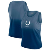 Indianapolis Colts WEAR by Erin Andrews x Gracie Hunt Women's Ombre Tank Top - Heather Navy - NFL