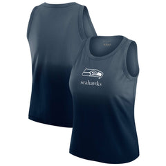 Seattle Seahawks WEAR by Erin Andrews x Gracie Hunt Women's Ombre Tank Top - Navy - NFL