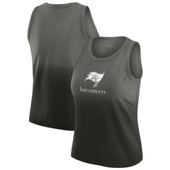 Tampa Bay Buccaneers WEAR by Erin Andrews x Gracie Hunt Women's Ombre Tank Top - Pewter - NFL