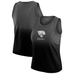 Jacksonville Jaguars WEAR by Erin Andrews x Gracie Hunt Women's Ombre Tank Top - Black - NFL