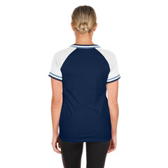 Tampa Bay Rays New Era Women's Gameday Raglan V-Neck T-Shirt Discount