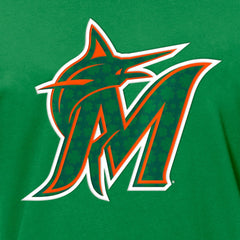 Miami Marlins New Era St. Patrick's Day Shamrock Fill T-Shirt Near Me