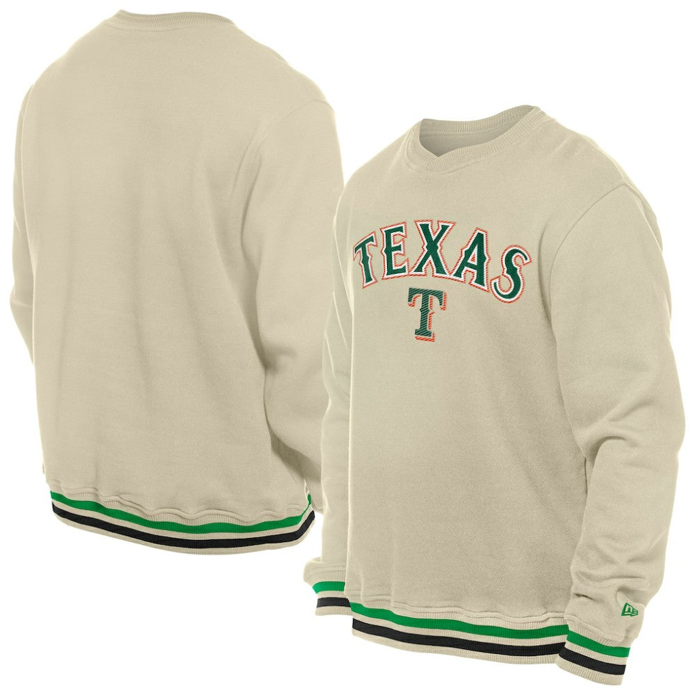 Texas Rangers New Era St. Patrick's Day Twill Pullover Sweatshirt Discount