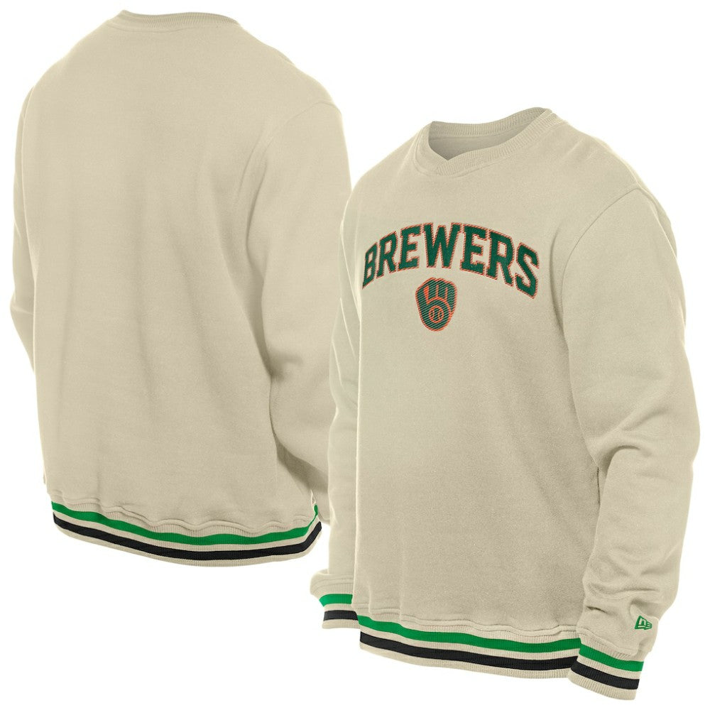 Milwaukee Brewers New Era St. Patrick's Day Twill Pullover Sweatshirt for sale
