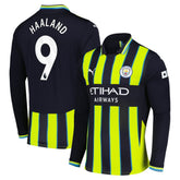 Puma - Erling Haaland Manchester City 2024/25 Away Replica Long Sleeve Player Jersey - Navy