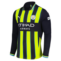 Puma - Erling Haaland Manchester City 2024/25 Away Replica Long Sleeve Player Jersey - Navy