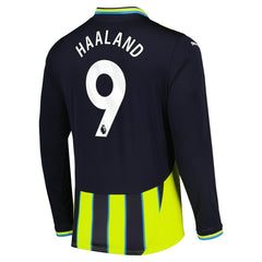 Puma - Erling Haaland Manchester City 2024/25 Away Replica Long Sleeve Player Jersey - Navy