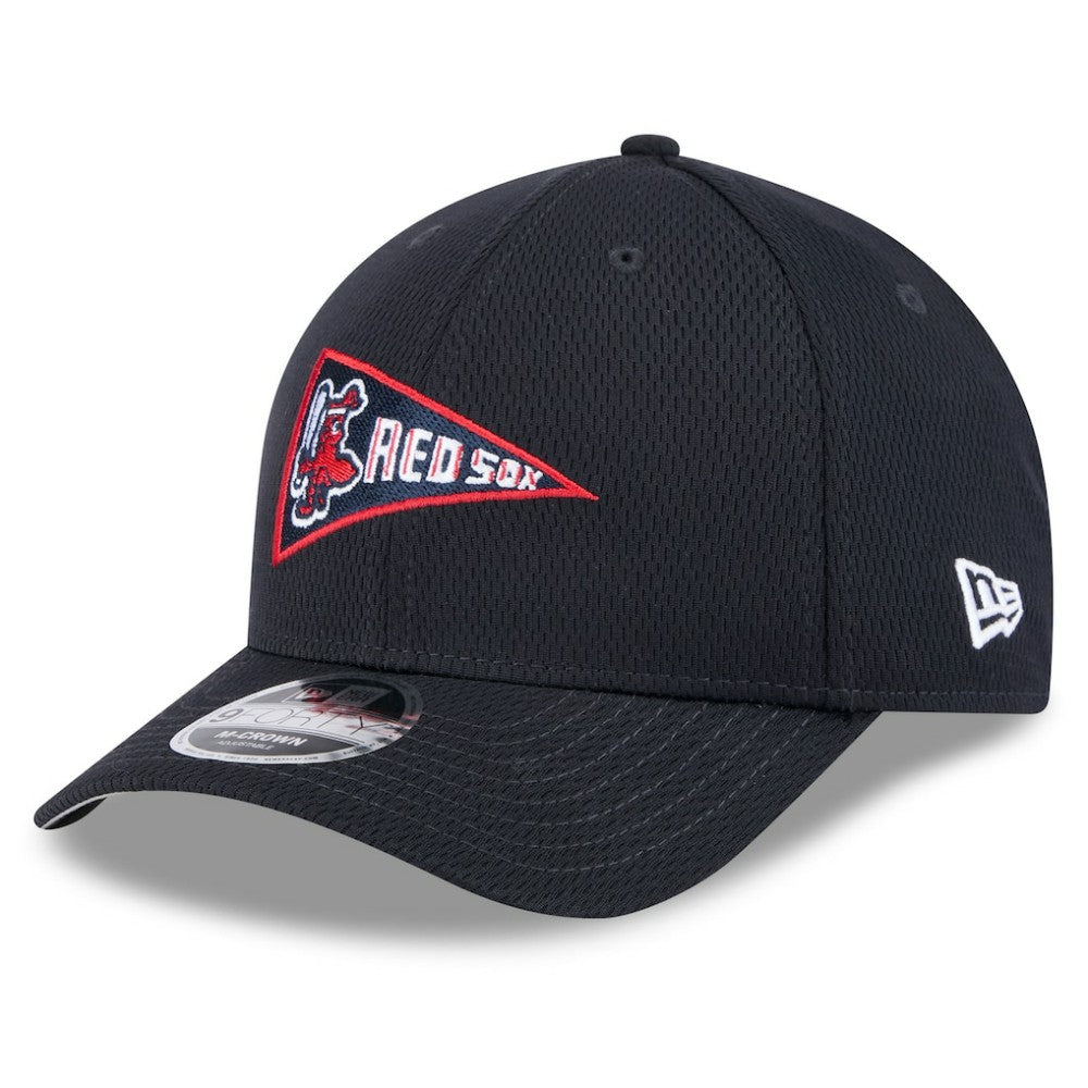 Boston Red Sox New Era 2025 MLB Clubhouse 9FORTY M-Crown Adjustable Hat Discount