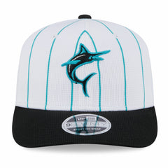 Miami Marlins New Era 2025 Batting Practice 9SEVENTY Stretch-Snap Trucker Hat Online
