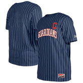 Cleveland Guardians New Era Throwback Pinstripe T-Shirt Discount