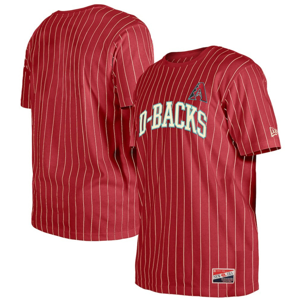 Arizona Diamondbacks New Era Throwback Pinstripe T-Shirt Outlet
