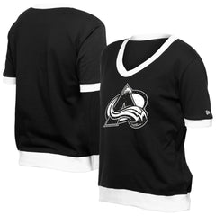 Colorado Avalanche New Era Women's Game Day Rhinestuds T-Shirt - Black | New Era sale