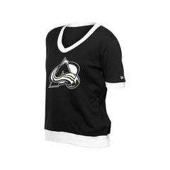 Colorado Avalanche New Era Women's Game Day Rhinestuds T-Shirt - Black | New Era sale