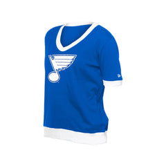St. Louis Blues New Era Women's Game Day Rhinestuds T-Shirt - Blue | New Era sale