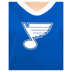 St. Louis Blues New Era Women's Game Day Rhinestuds T-Shirt - Blue | New Era sale